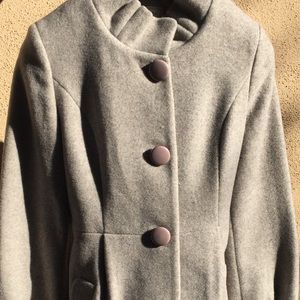 Long wool coat jacket.